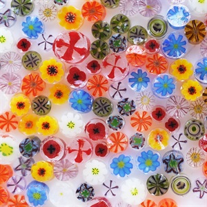 System 96 Murrine, Blomstermix, 50g